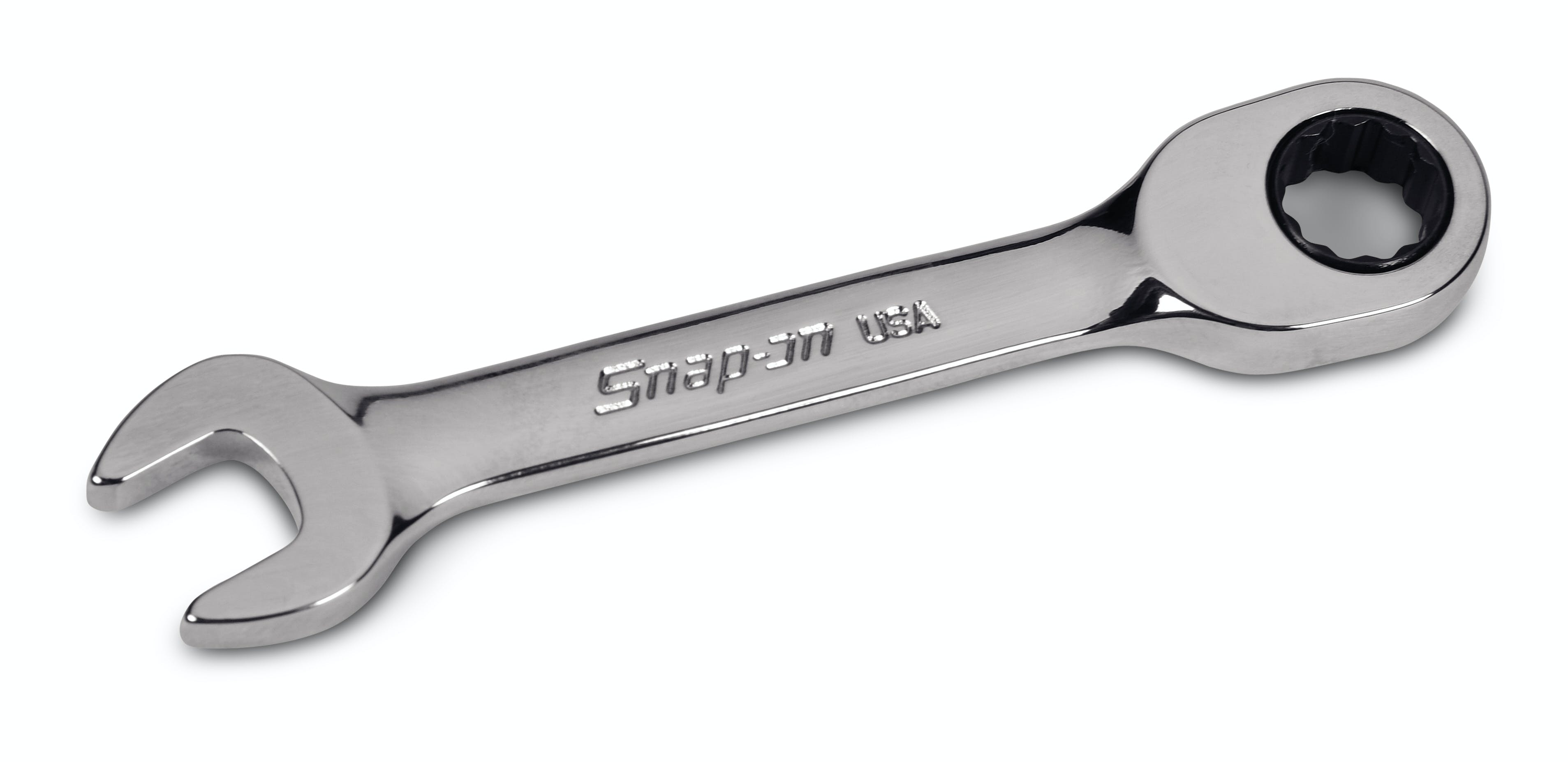 10 mm 12-Point Metric Flank Drive® 0° Offset Short Ratcheting Combination Wrench | OXKRM10 10 mm 12-Point Metric Flank Drive® 0° Offset Short Ratcheting Combination Wrench | OXKRM10